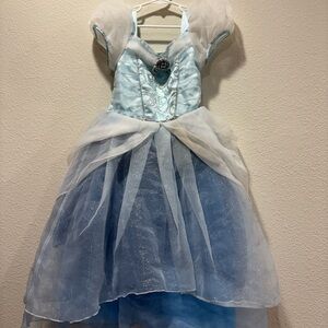 Disney Parks Authentic Castle Collection Cindrella Girls Dress Size 5/6